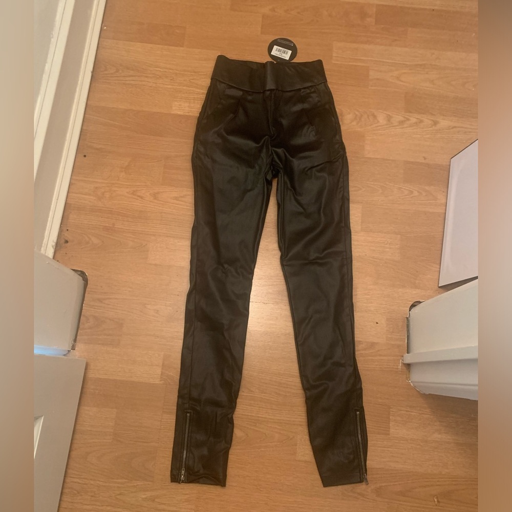 NWT fire it up wet look pants